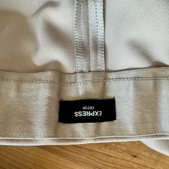 Express Champagne Metallic Pants Size 14L - Picture 8 of 8